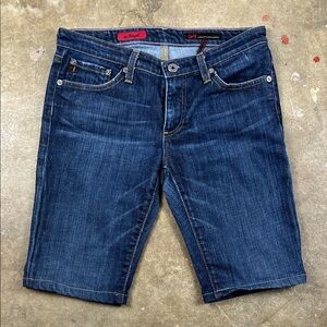 AG Embroidered Low Rise Bermuda 
Size: 28R
